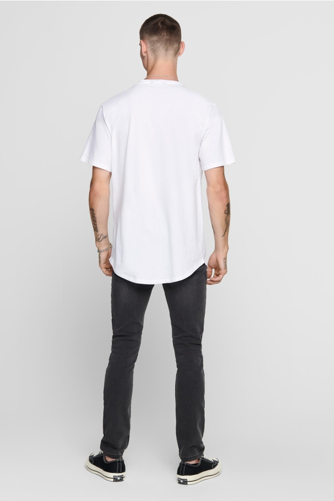 ONSMATT LONGY SS TEE NOOS 22002973 White